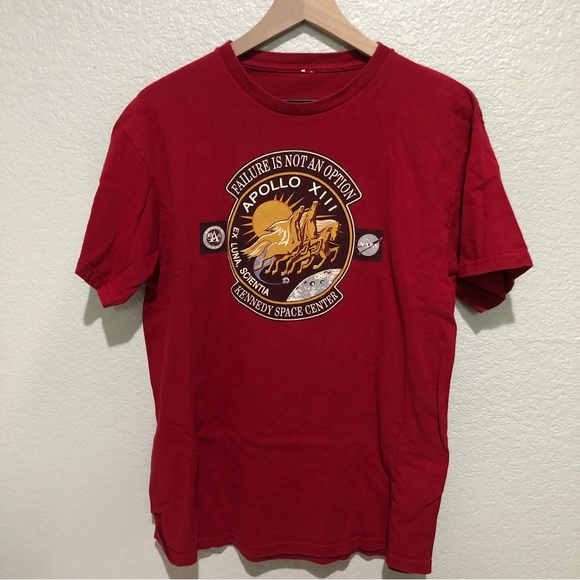 Apollo 13 Failure is Not an Option NASA Kennedy Space Center T-Shirt - Picture 1 of 4